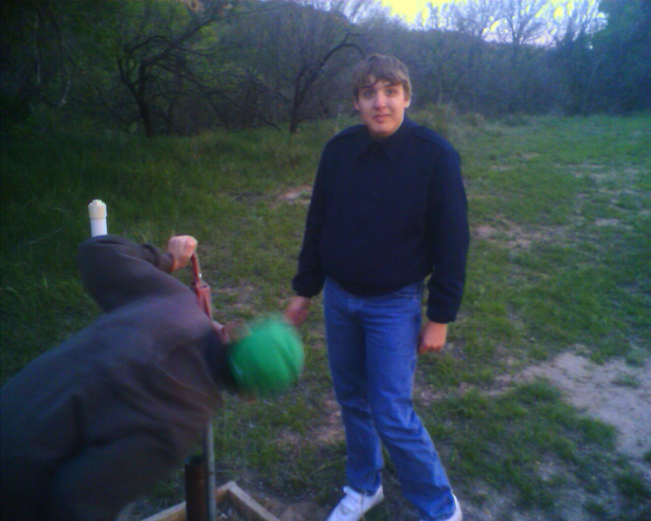 Josh and Matt with Water